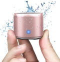 Mini Bluetooth Speaker with Custom Bass Radiator, IPX7 Waterproof, Super Portable Speakers, Travel Case Packed
